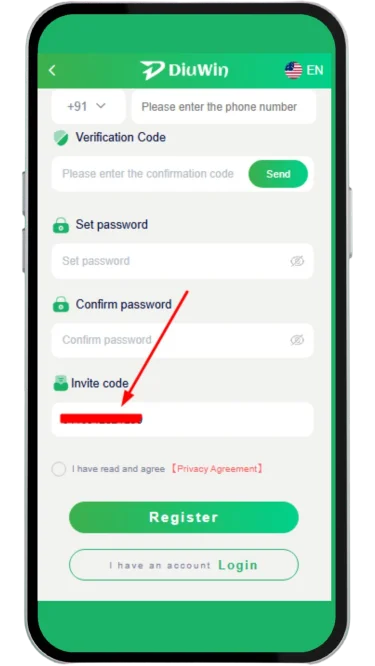 Enter Invite Code